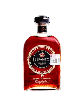 Caja De 6 Piezas Brandy Lepanto Gran Reserva 75 750 Ml