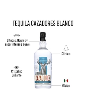 Tequila Cazadores tipo Blanco 6 piezas 700 ml c/u