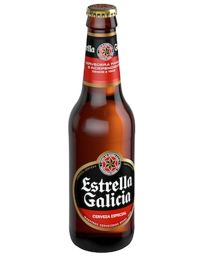 Cerveza clara Estrella Galicia Especial lager amargo 330 ml