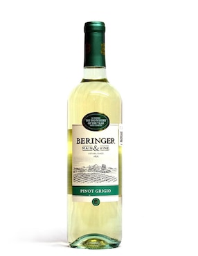 Caja De 15 Piezas Vino Blanco Beringer Main & Vine Pinot Grigio 750 Ml