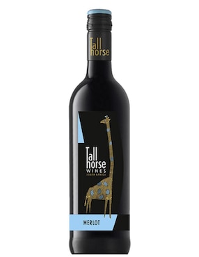 Caja De 12 Piezas Vino Tinto Tall Horse Merlot 750 Ml