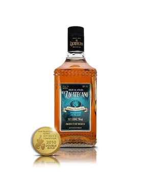 Paquete De 2 Piezas Mezcal El Zacatecano Añejo 750 Ml