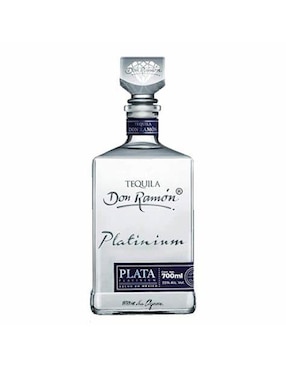 Caja de tequila Don Ramón Platinum tipo Plata 6 piezas 700 ml c/u