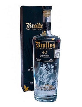 Caja De Tequila Braltos Tipo Plata 750 Ml