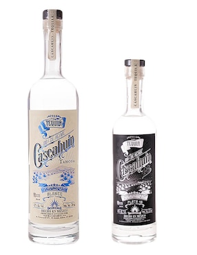 Tequila Cascahuin tipo Plata 2 piezas 750 ml c/u