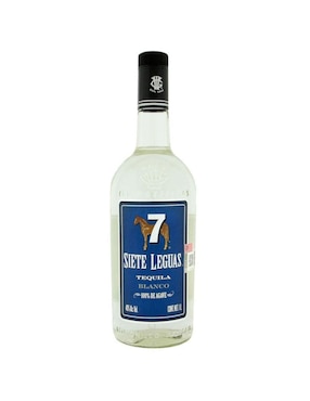 Tequila 7 Leguas tipo Blanco 6 piezas 1 l c/u