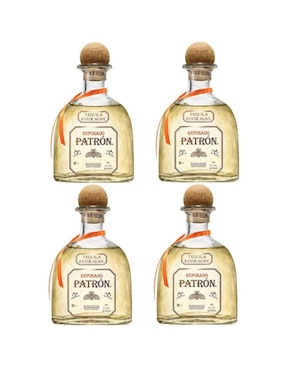 Pack De 4 Tequilas Patrón Reposado 750 Ml