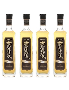 Pack De 4 Tequilas Reserva De Los González Añejo 800 Ml