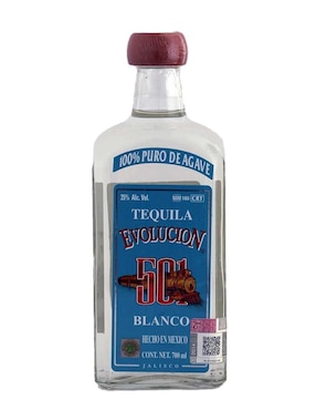 Caja de tequila Evolucion tipo Blanco 4 piezas 700 ml c/u