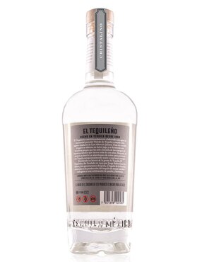 Tequila El Tequileño tipo Cristalino 750 ml