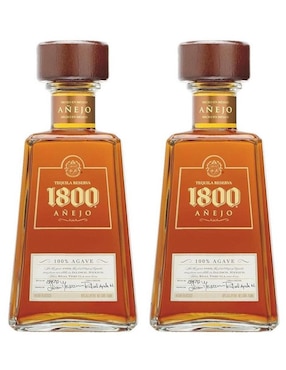 Paquete De 2 Piezas Tequilas 1800 Reserva Antigua Añejo