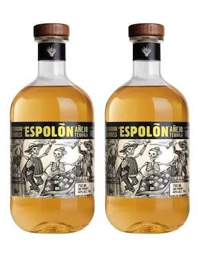 Paquete De 2 Piezas Tequilas Espolón Tipo Añejo