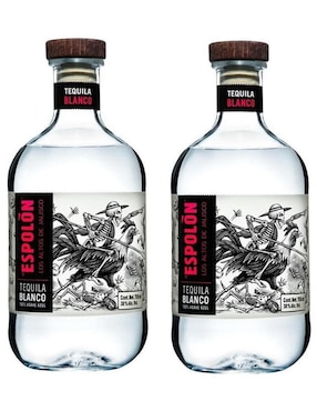 Paquete De 2 Piezas Tequilas Espolón Tipo Blanco