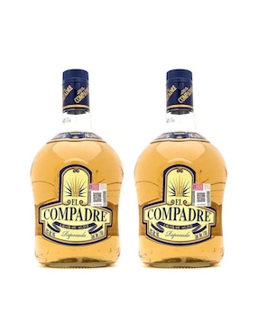 Paquete De 2 Piezas Tequilas El Compadre Tipo Reposado