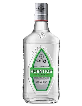 Caja de tequila Sauza Hornitos tipo Plata 4 piezas 700 ml c/u