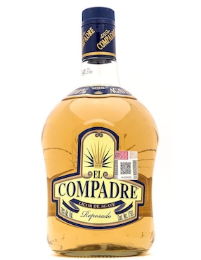 Set Licor de Agave El Compadre tipo reposado 1.75 L