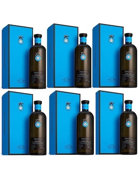 Caja De 6 Piezas Tequila Casa Dragones Añejo 750 Ml