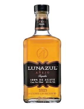 Caja de tequila Lunazul tipo Añejo 6 piezas 750 ml c/u