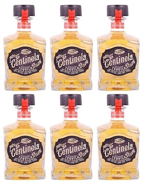 Caja De 6 Piezas Tequila Centinela 1904 Reposado 750 Ml