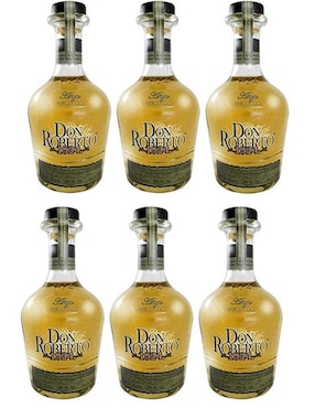 Caja De 6 Piezas Tequila Don Roberto Ultra Premium Añejo 750 Ml