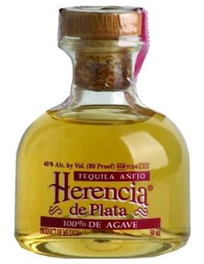 Tequila Herencia De Plata Añejo Mini