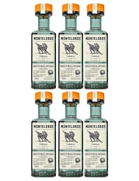 Caja De 6 Piezas Mezcal Montelobos Tobala 750 Ml