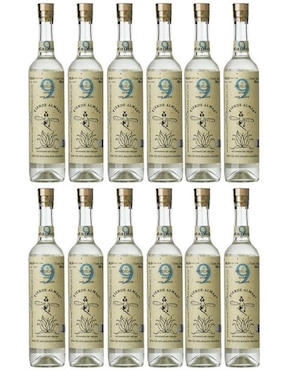 Caja De 12 Piezas Mezcal Pierde Almas 9 Botanicals 750 Ml