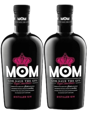 Paquete De 2 Piezas Ginebra Mom 700 Ml