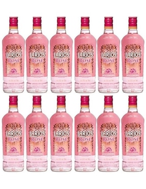 Caja De 12 Piezas Ginebra Larios Rose 700 Ml