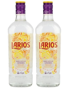 Paquete De 2 Piezas Ginebra Larios 700 Ml