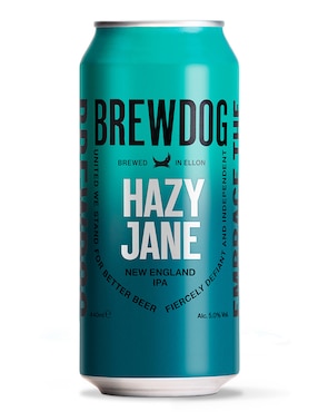 Cerveza Brewdog Hazy Jane Artesanal Amargo Y Retrogusto 440 Ml