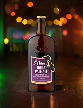 Cerveza obscura St Peters lúpulo