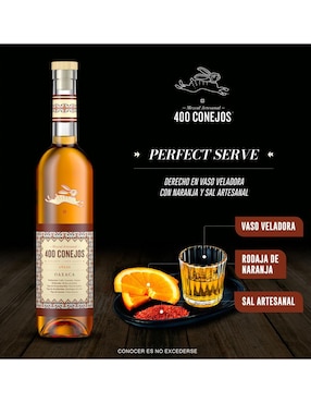 Mezcal 400 Conejos Añejo 700 ml