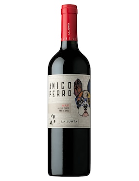 Vino Tinto Amigo Perro La Junta Merlot 750 Ml