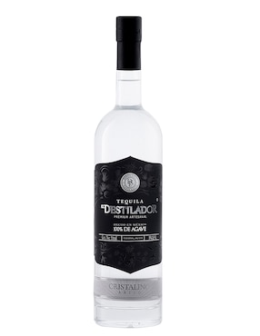 Tequila El Destilador Premium Artesanal Tipo Añejo Cristalino 750 Ml