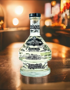 Tequila El Destilador tipo Añejo cristalino 750 ml