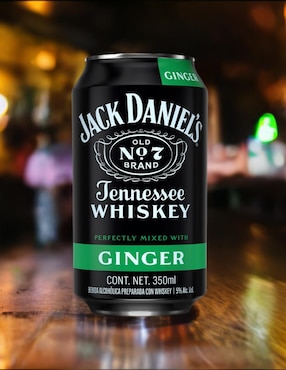 Bebida Preparada de whisky Jack Daniel'S sabor jengibre ginger 350 ml