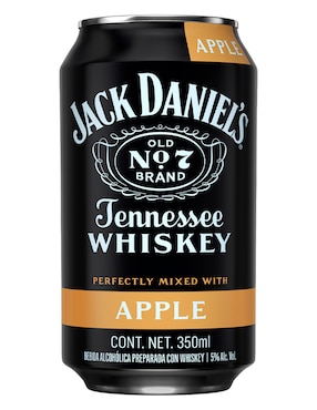 Bebida Preparada De Whisky Jack Daniel's Apple 350 Ml