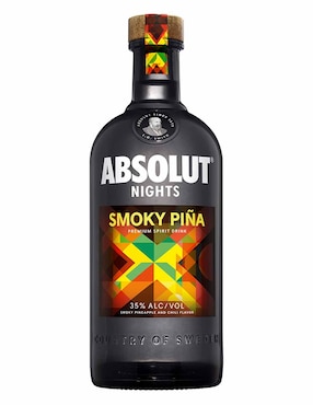 Vodka De Smoky Piña Absolut Nights 700 Ml