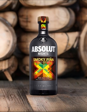 Vodka de smoky piña Absolut Nights 700 ml