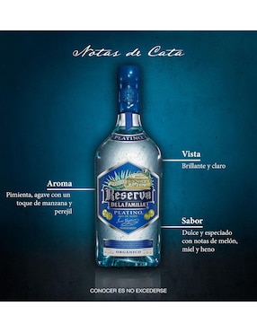 Tequila Reserva De La Familia tipo Platino 750 ml