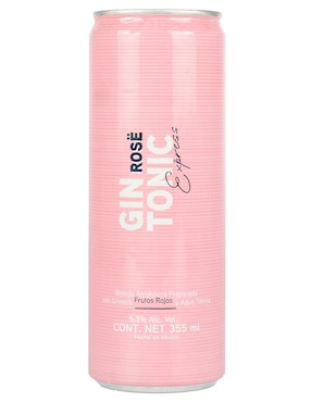 Cocktail Gin Tonic Rose Express Mi Carajillo sabor frutos rojos 355 ml
