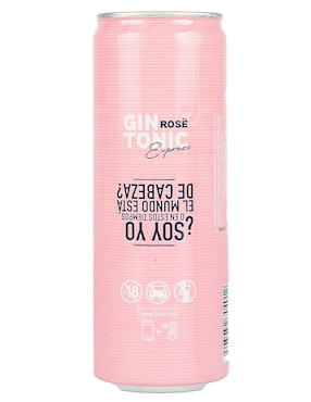 Cocktail Gin Tonic Rose Express Mi Carajillo sabor frutos rojos 355 ml