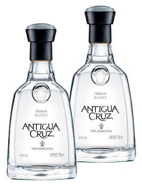 Tequila Antigua Cruz Ultra Premium Tipo Blanco 2 Piezas 750 Ml C/u