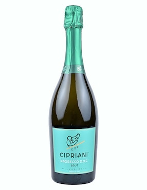 Vino Espumoso Blanco Glera Cipriani Brut Millesimato Italia 750 Ml