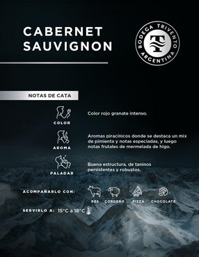 Vino tinto Trivento Reserve Cabernet Sauvignon 750 ml