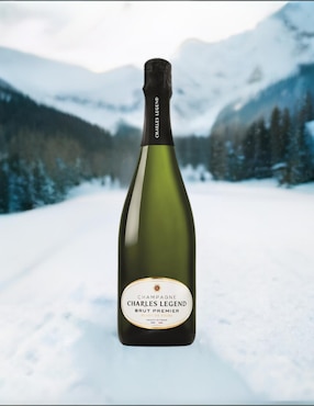 Champagne blanco Pinot Noir Charles Legend Brut Premier Francia 750 ml