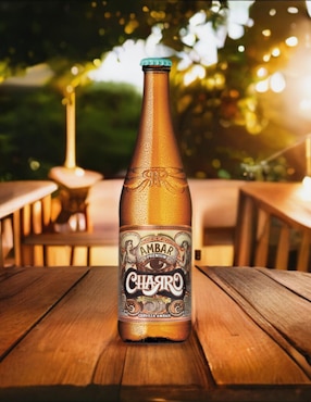 Cerveza clara Charro Premium lager miel 355 ml