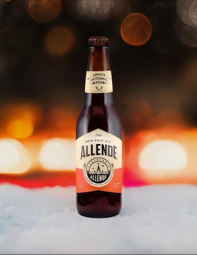 Cerveza clara Allende Artesanal ambar amargo 355 ml