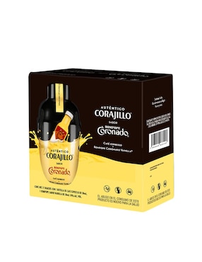 Bebida Preparada de café Auténtico Corajillo sabor rompope coronado 400 ml